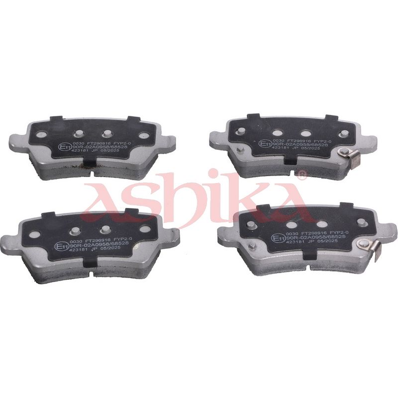 set placute frana,frana disc ASHIKA 51-00-0030