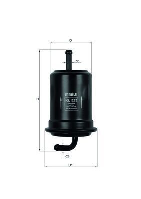 Knecht KL 523 Fuel filter