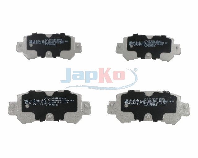Piduriklotsi komplekt, ketaspidur, JAPKO 51313
