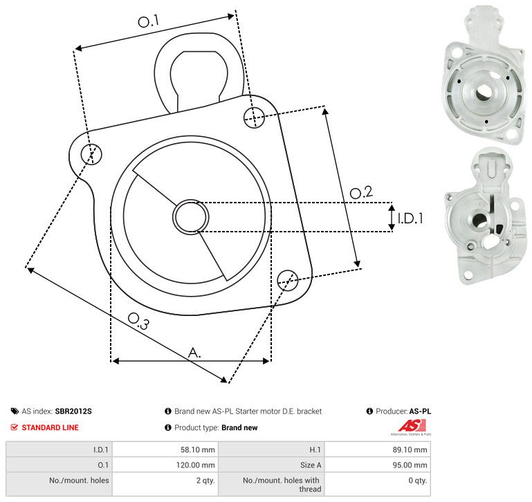 Starterikaas, Karburaator, AS-PL SBR2012S
