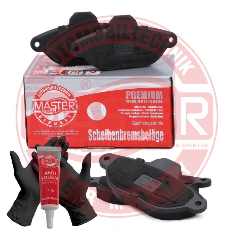 set placute frana,frana disc MASTER SPORT 13046039502N-SET-MS
