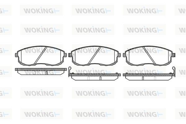 Комплект гальмівних колодок на 350Z, G, Teana