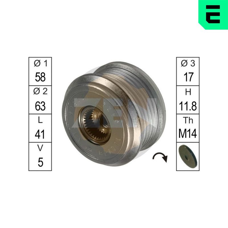 Механізм вільного ходу генератора, Era ZN5424