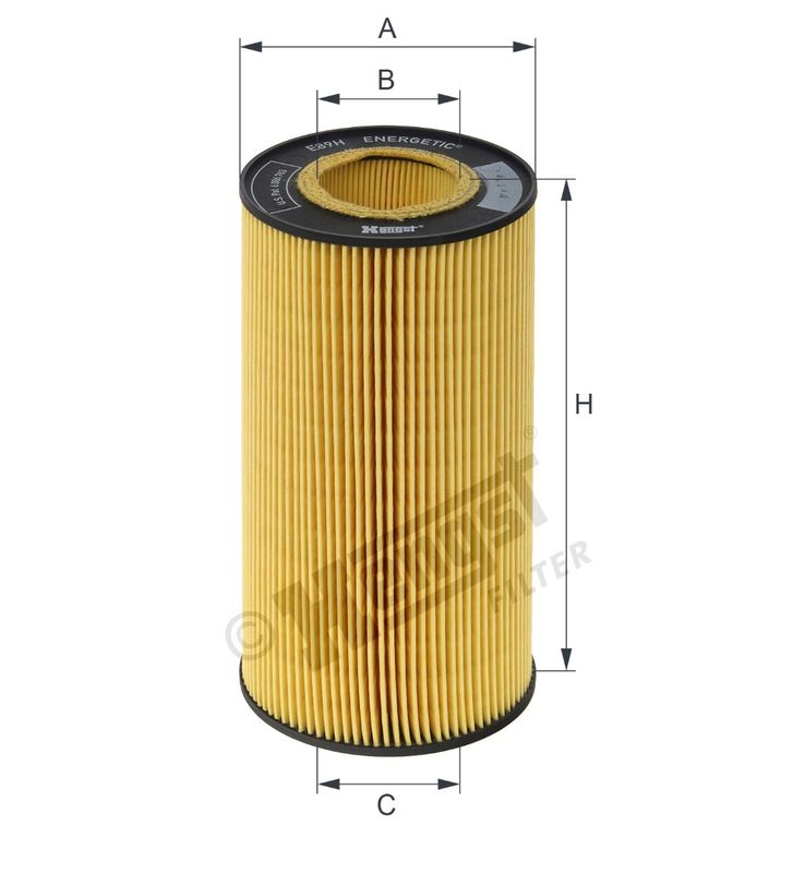 Olejový filtr E89H D97