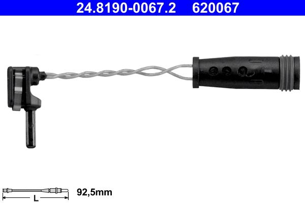 Конт. попер. сигналу, знос гальм. накл., Ate 24.8190-0067.2