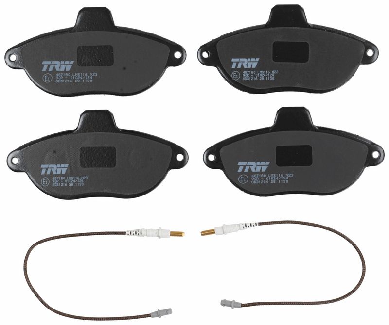 TRW GDB1216 Brake Pad Set, disc brake