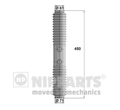 NIPPARTS gumiharang készlet, kormányzás J2844006