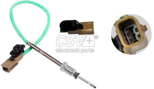 Sensor, temp. gas escape