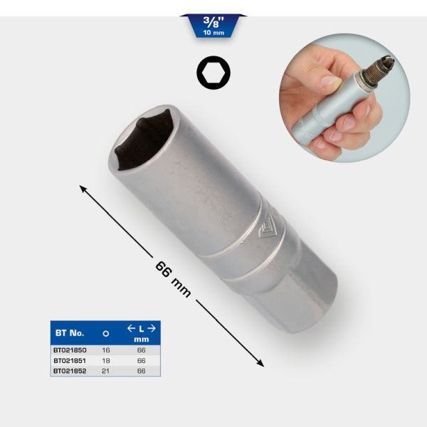 Padrunvõtmete komplekt, süüteküünal, KS TOOLS BT021852
