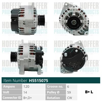 HOFFER generátor H5515075