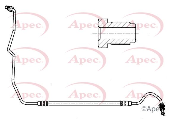 APEC Brake Hose HOS4329