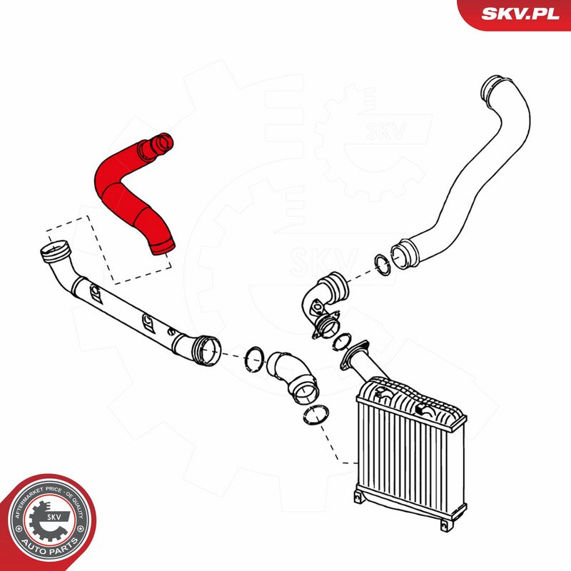 ESEN SKV 24SKV194 Charge Air Hose