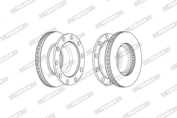 Disque+de+frein FERODO FCR375A