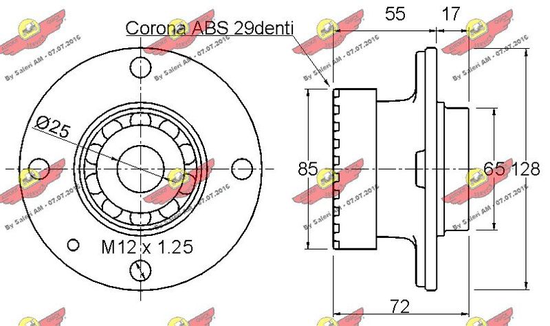 AUTOKIT 01.868 Wheel Bearing Kit