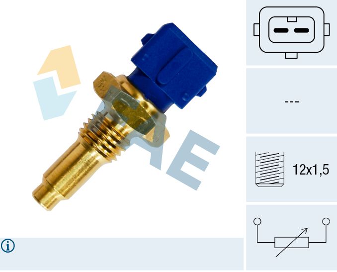 Sensor, temperatura del refrigerante