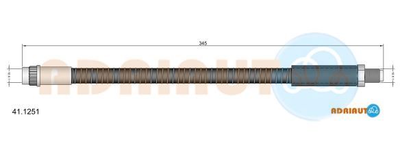 Гальмівний шланг, Adriauto 41.1251