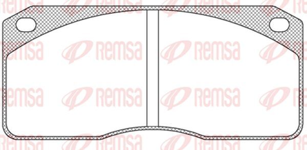 Sada brzdových destiček, kotoučová brzda JCA278.00