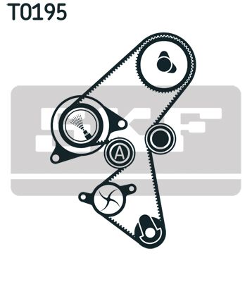 SKF VKMC 03141 Water Pump & Timing Belt Kit