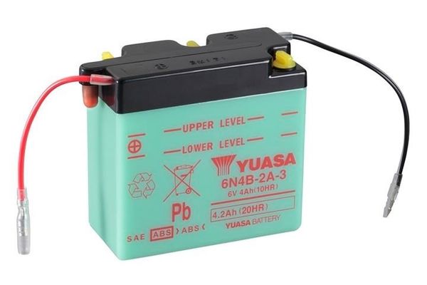 Yuasa Starter Battery 6N4B-2A-3