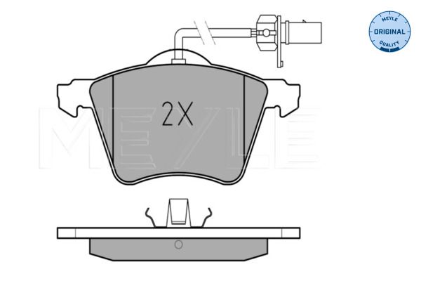 MEYLE 025 210 3419/W Brake Pad Set, disc brake