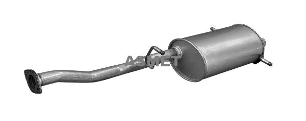 ASMET 17.010 Rear Muffler