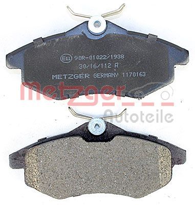 METZGER 1170163 Brake Pad Set, disc brake