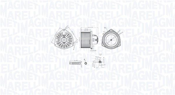 MAGNETI MARELLI Utastér-ventilátor 069412765010