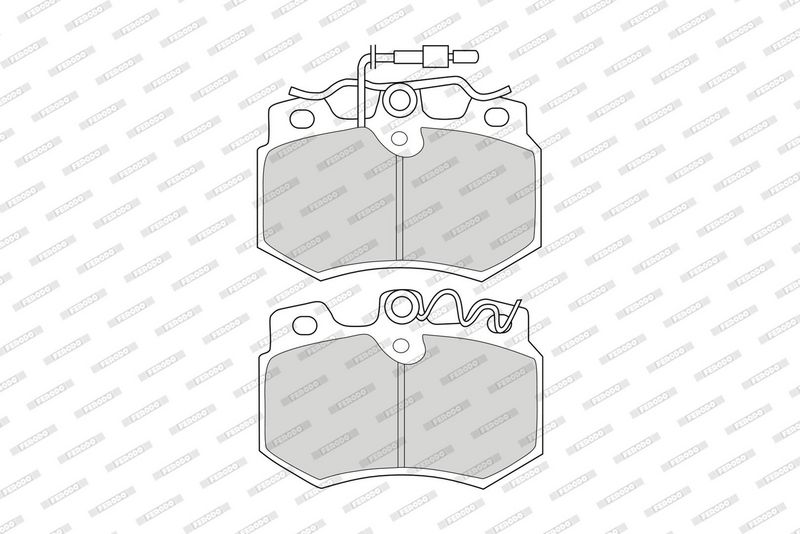 Sada brzdových destiček, kotoučová brzda FDB455