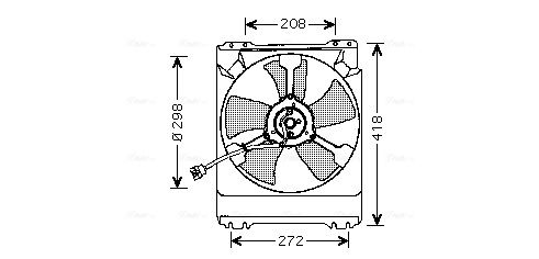 AVA QUALITY COOLING ventilátor, motorhűtés SU7501