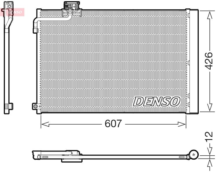 DENSO kondenzátor, klíma DCN17064