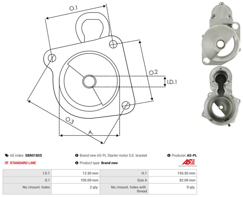 Starterikaas, Karburaator, AS-PL SBR0185S