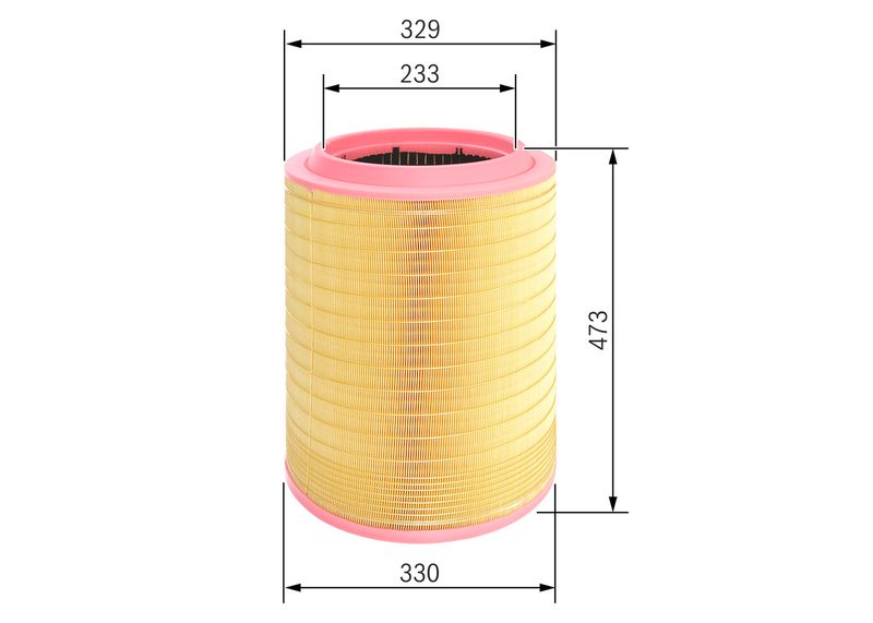BOSCH F 026 400 196 Air Filter