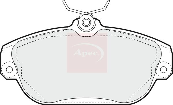 APEC Brake Pad Set, disc brake PAD843