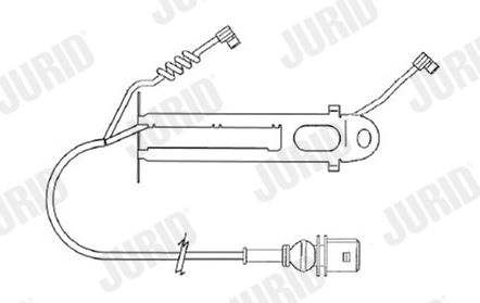 JURID FAI151 Warning Contact, brake pad wear