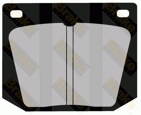 Brake Engineering Brake Pad Set, disc brake PA217
