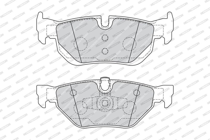 FERODO Plaquettes de frein à disque FDB1807