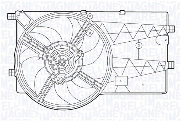 MAGNETI MARELLI ventilátor, motorhűtés 069422553010