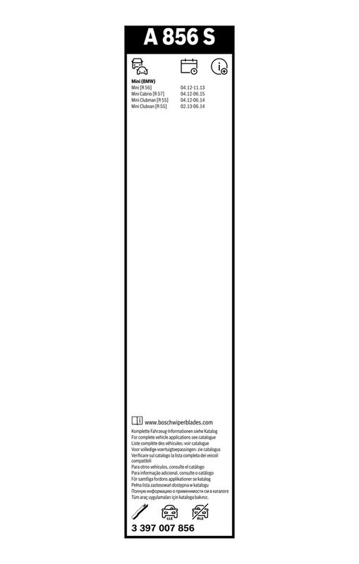 BOSCH 3 397 007 856 Wiper Blade