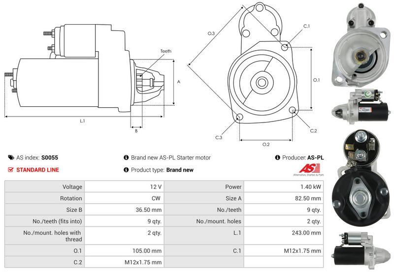 AS-PL S0055 Starter
