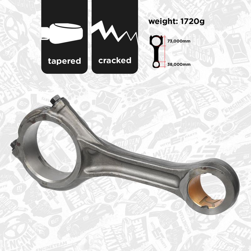 Product Image - Drijfstang - OM0070 - ET ENGINETEAM