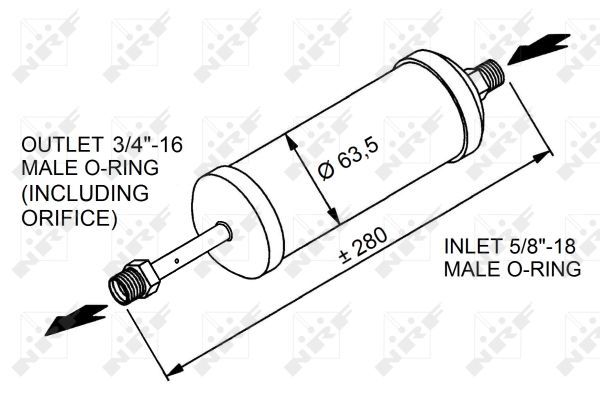NRF 33337 Dryer, air conditioning