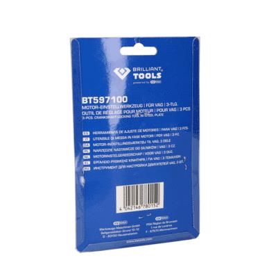 KS TOOLS BT597100 Reguliavimo įrankių rinkinys, veleno nustatymo įrankiai