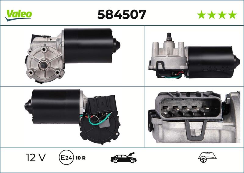 Product Stikla tīrītāju motors VALEO 584507 Image