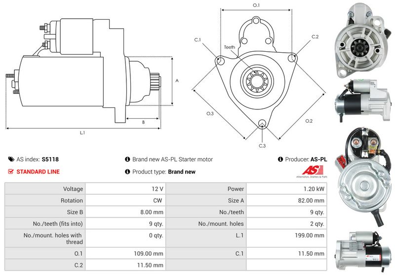 AS-PL S5118 Starter