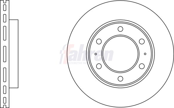 Fahren Brake Disc FBD6690