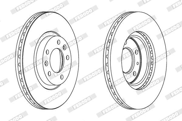 FERODO DDF1132 Brake Disc