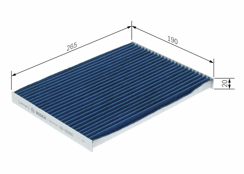 Filter, salongiõhk, BOSCH 0 986 628 624