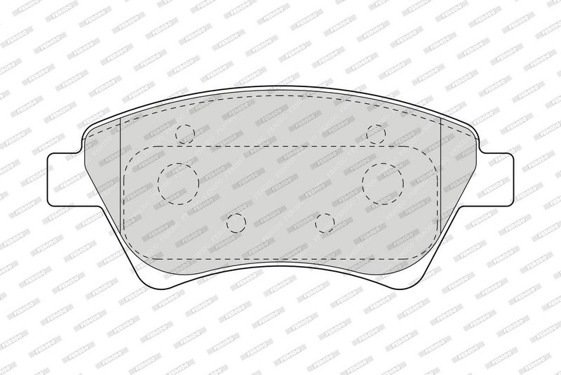 FERODO Plaquettes de frein à disque FDB1544