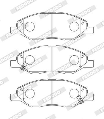 FERODO FDB5303 Brake Pad Set, disc brake