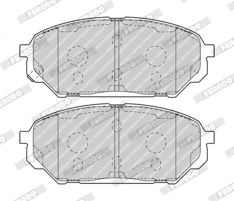 FERODO FDB4889 Brake Pad Set, disc brake